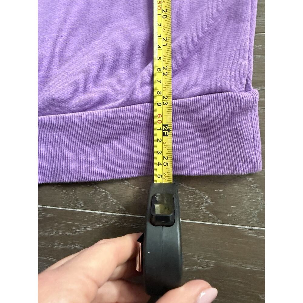 Alo Yoga Hoodie Woman Small Purple Pullover Pocket Logo Hoodie Sweatshirt Rare - Picture 4 of 5